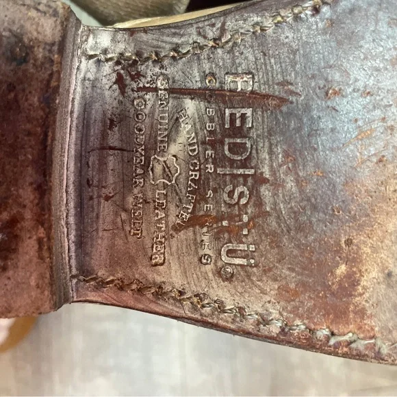 BED|STU Rustic Brown Lace-Up Leather Boots size 9 - Picture 7 of 10